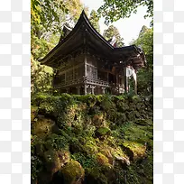 日本传统建筑神社摄影图