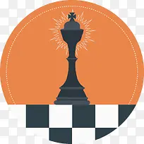 矢量手绘国际象棋
