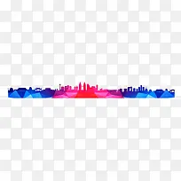 科技色彩斑斓   城市剪影