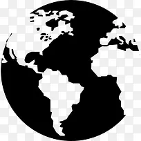 地球上的大洲图标