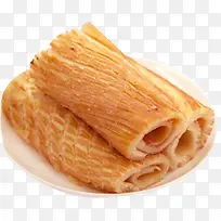 高清黄色饼子食品