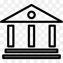 博物馆建筑图标