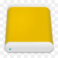 黄色移动硬盘