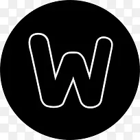 字母W 图标