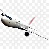 白色飞机航空科技