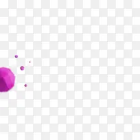 不规则紫色球形图