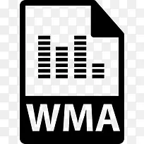 WMA文件格式符号图标