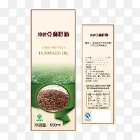 亚麻籽油包装