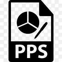 PPS文件格式符号图标