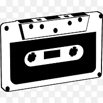 手绘老款录音带