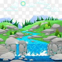 风景插画
