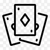 扑克BoardGames-Line-icons