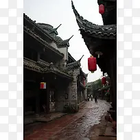 中国古老建筑复古
