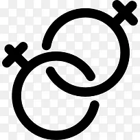 女同性恋图标