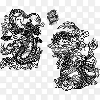 矢量龙纹