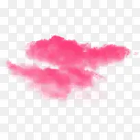 粉色艺术云朵创意