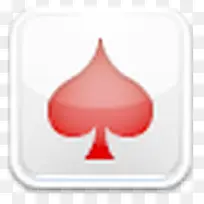 扑克牌红桃图标