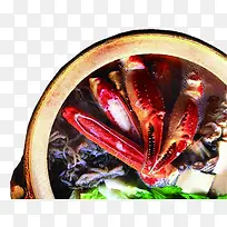 蟹煲食品画册图片