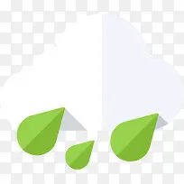 雨Green-Flat-icons