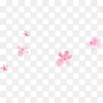 粉色艺术花朵
