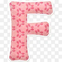 粉红数字f