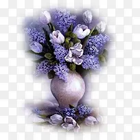 薰衣草紫色插花