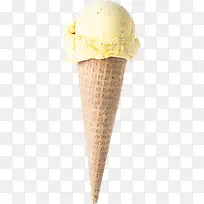 黄色冰淇淋图片