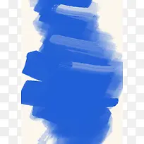 蓝色水彩抽象艺术背景素材