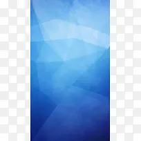 蓝色几何科技手机端H5背景