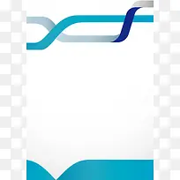 矢量科技蓝制度牌背景素材