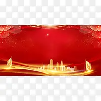 2019辞旧迎新猪年海报背景