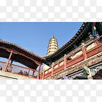 兰州白塔山风景