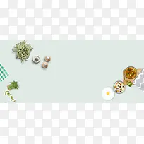 美食节banner背景图