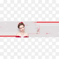 女装海报新品发布欧美背景banner