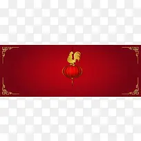 红色渐变祥云底纹中国风淘宝背景