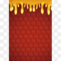 蜂蜜背景装饰