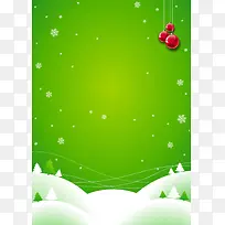 冬天雪景背景素材