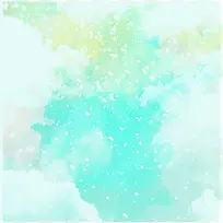 蓝色水彩渐变背景
