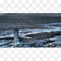 海边 灯塔 摄影 礁石