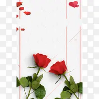 玫瑰花背景图底纹元素