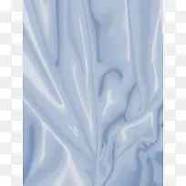 蓝色丝绸布匹褶皱丝滑质感纹理背景