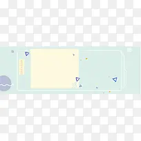 初夏简约绿色banner