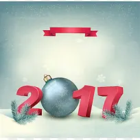 2017新年圣诞元旦海报