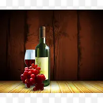 酒品红酒高脚杯背景素材