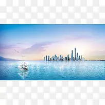 企业画册励志海报背景模板