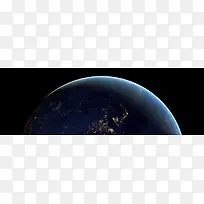 科技地球背景banner设计