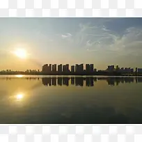 蚌埠龙子湖日落