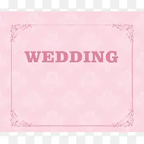 欧式底纹花边婚礼背景模板