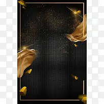 黑金大气盛大开业背景素材