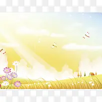秋天背景素材1